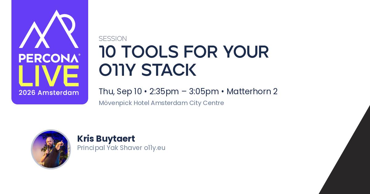 10 tools for your o11y stack
