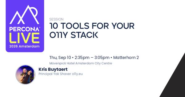10 tools for your o11y stack