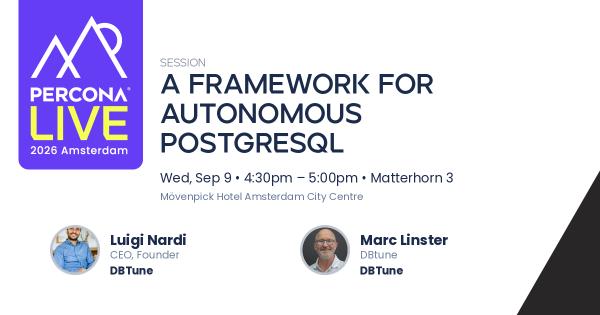 A framework for autonomous PostgreSQL