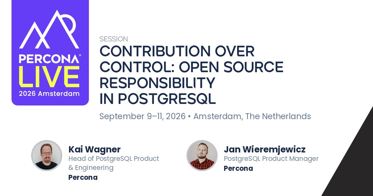 Contribution Over Control: Open Source Responsibility in PostgreSQL