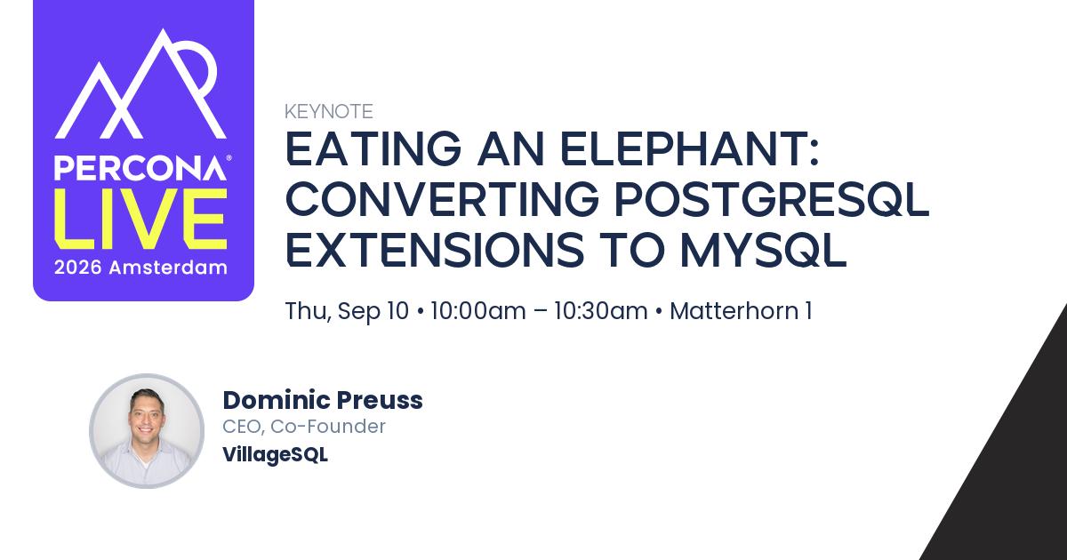 Eating an Elephant: Converting PostgreSQL extensions to MySQL