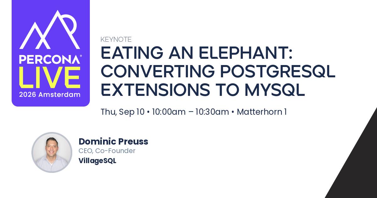 Eating an Elephant: Converting PostgreSQL extensions to MySQL
