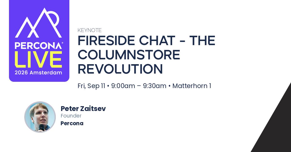 Fireside Chat - the Columnstore Revolution