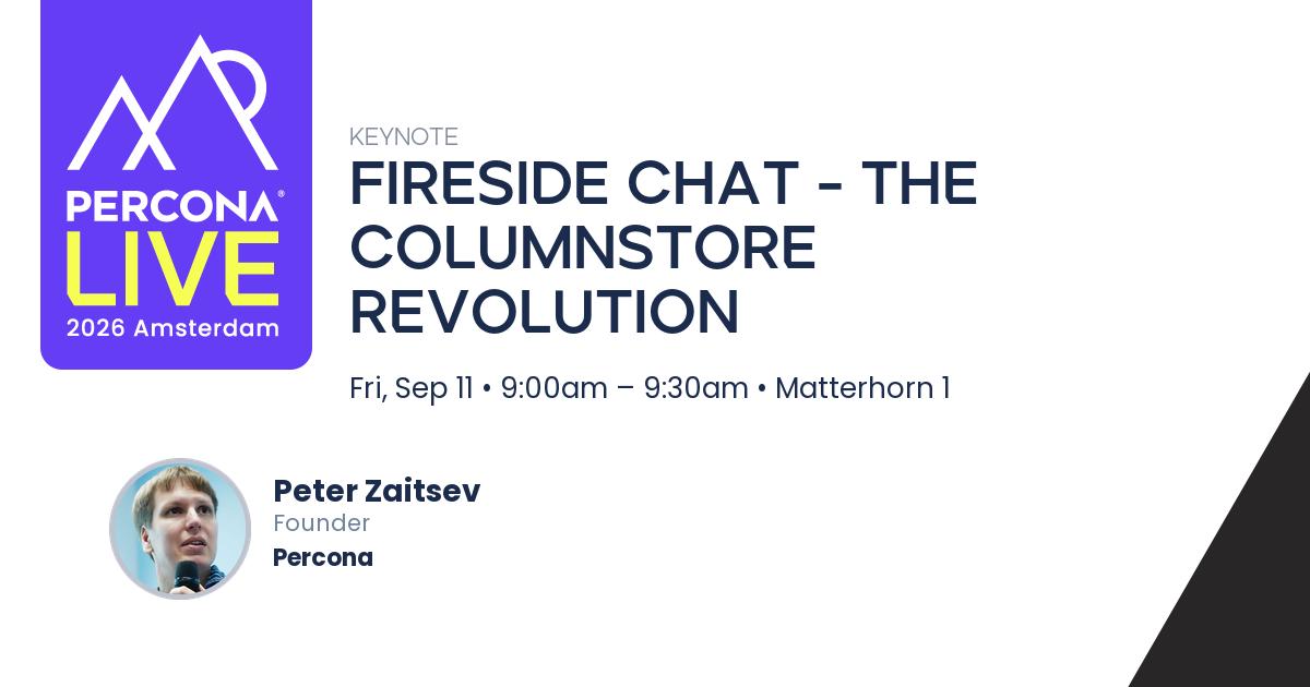 Fireside Chat - the Columnstore Revolution
