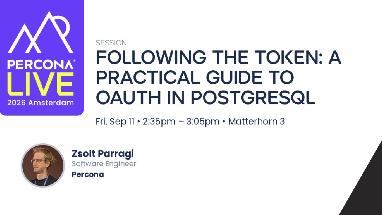Following the Token: A Practical Guide to OAuth in PostgreSQL