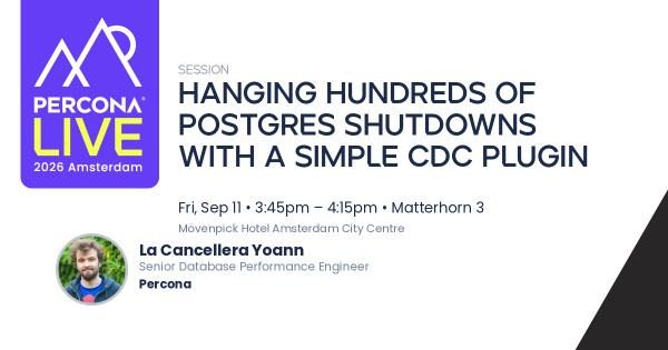 Hanging hundreds of Postgres shutdowns with a simple CDC plugin