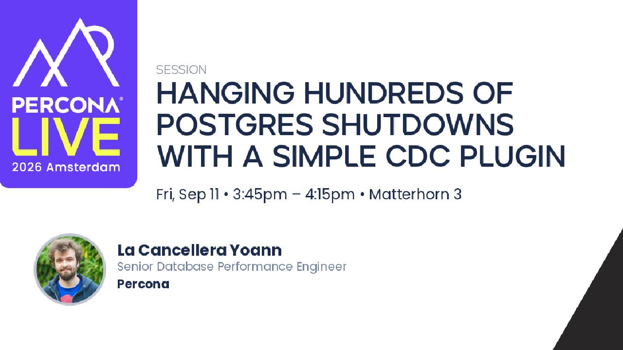 Hanging hundreds of Postgres shutdowns with a simple CDC plugin