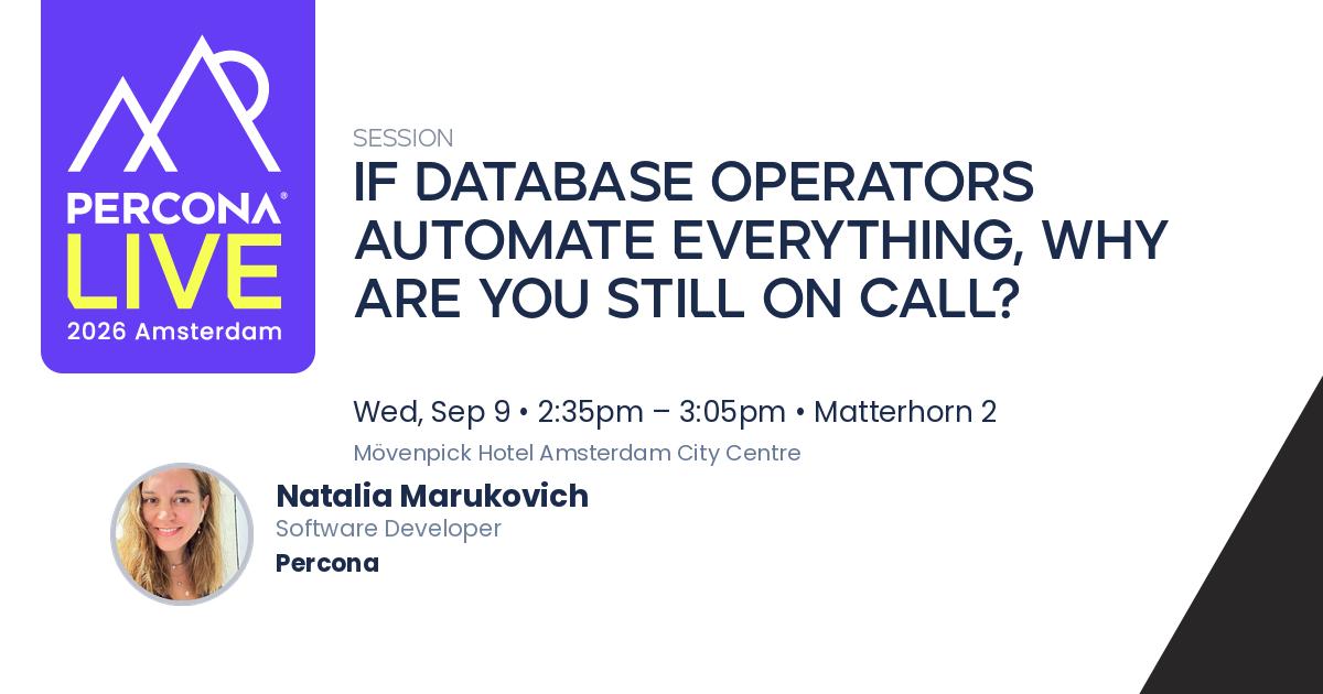 If Database Operators Automate Everything, Why Are You Still on Call?