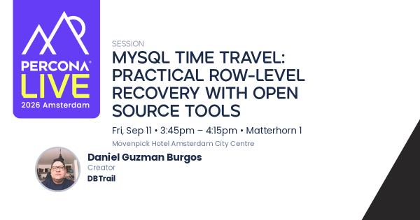 MySQL Time Travel: Practical Row-Level Recovery With Open Source Tools