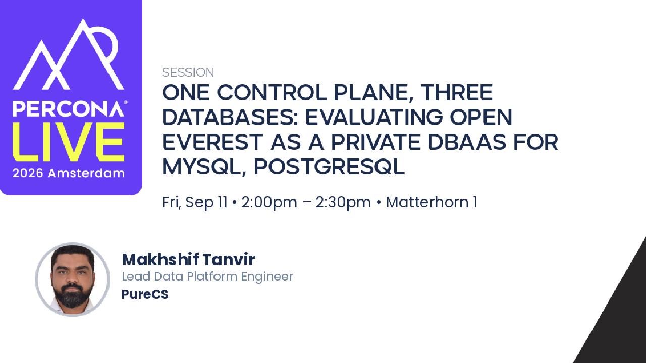 One Control Plane, Three Databases: Evaluating Open Everest as a Private DBaaS for MySQL, PostgreSQL