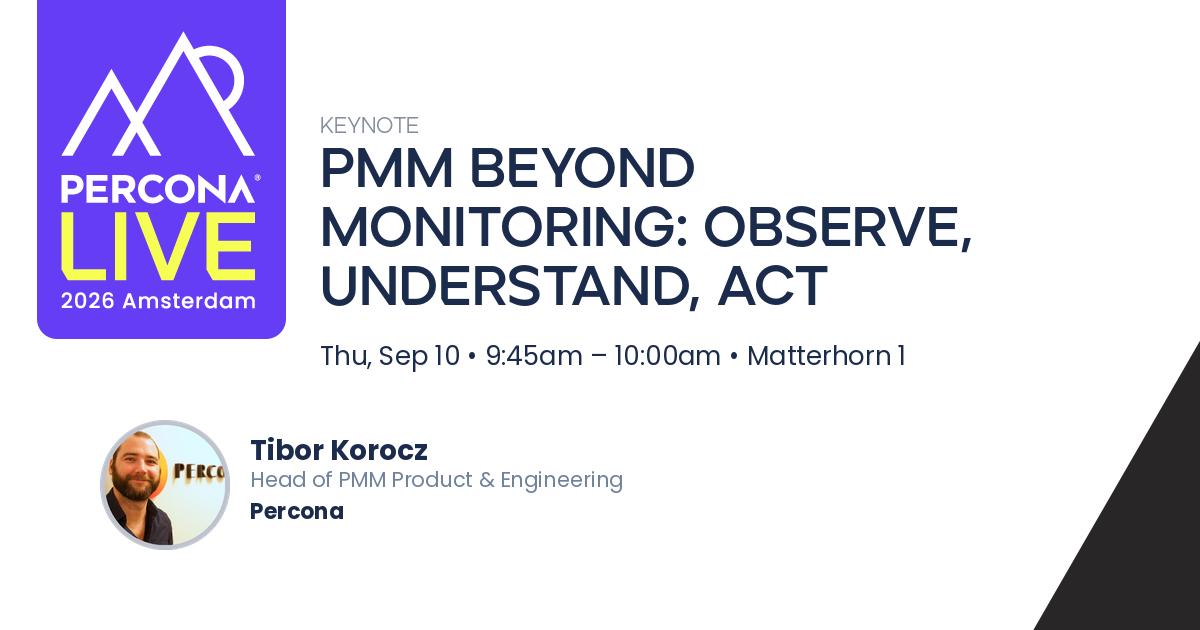 PMM Beyond Monitoring: Observe, Understand, Act