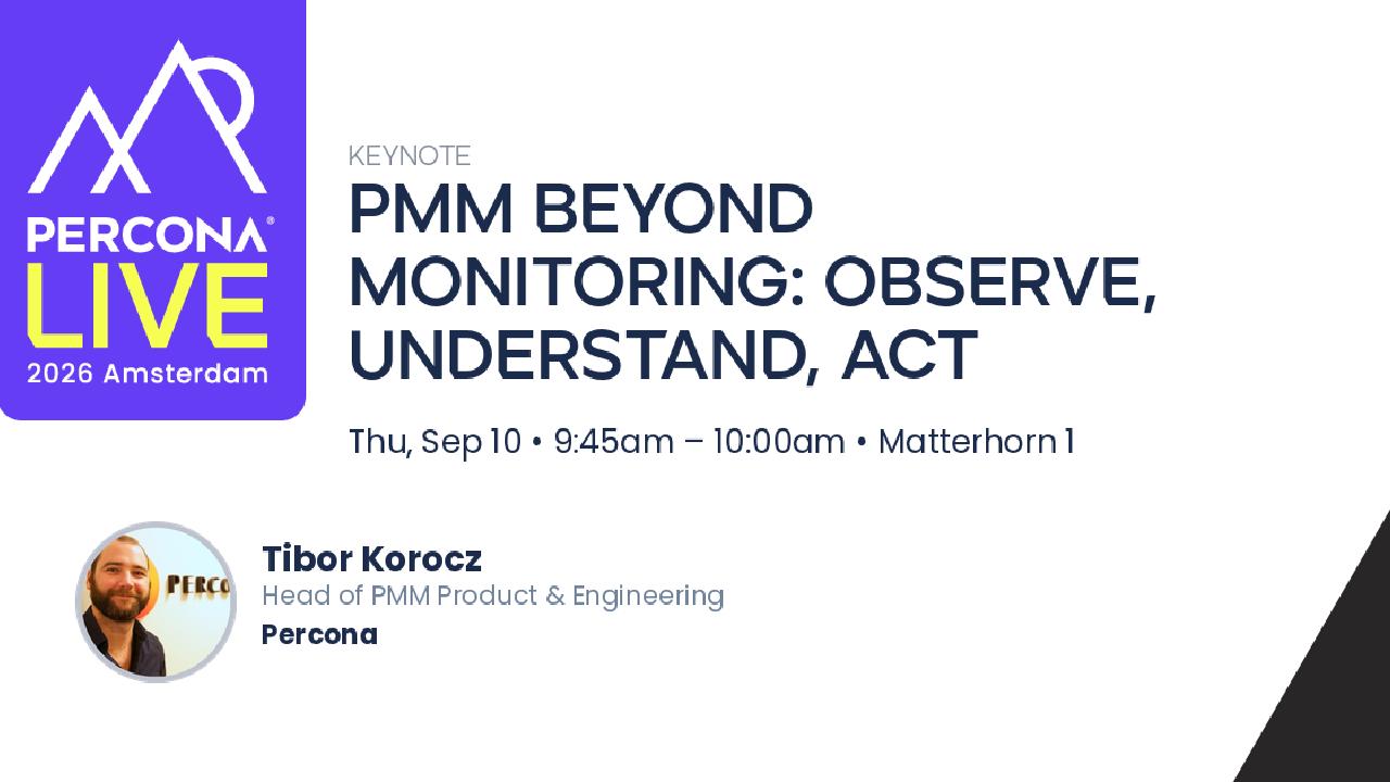 PMM Beyond Monitoring: Observe, Understand, Act