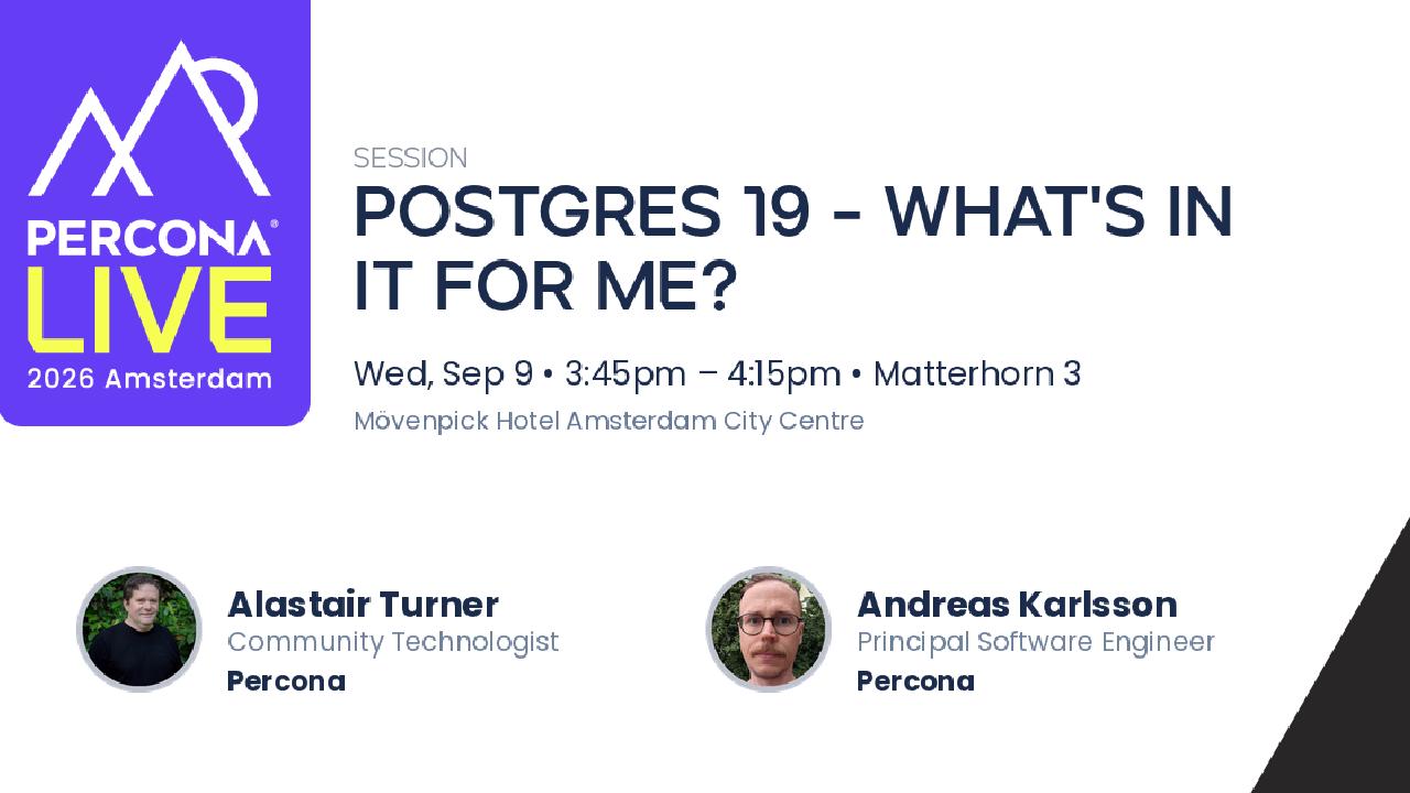 Postgres 19 - What's in it for me?