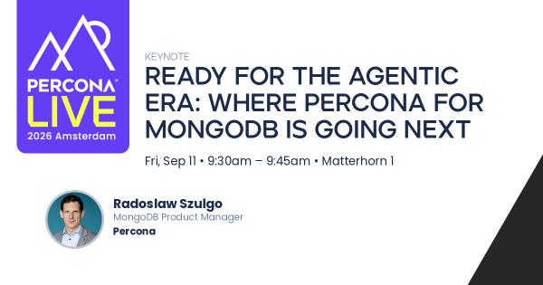 Ready for the Agentic Era: Where Percona for MongoDB Is Going Next