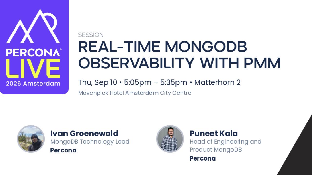 Real-Time MongoDB Observability with PMM