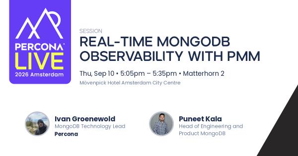 Real-Time MongoDB Observability with PMM