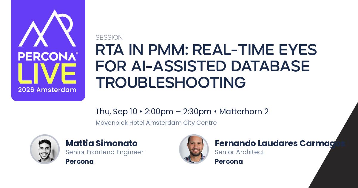 RTA in PMM: Real-Time Eyes for AI-Assisted Database Troubleshooting