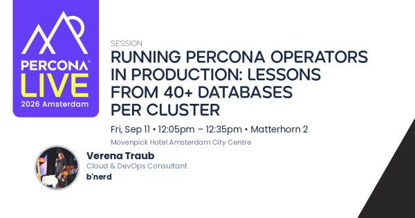 Running Percona Operators in Production: Lessons from 40+ Databases per Cluster