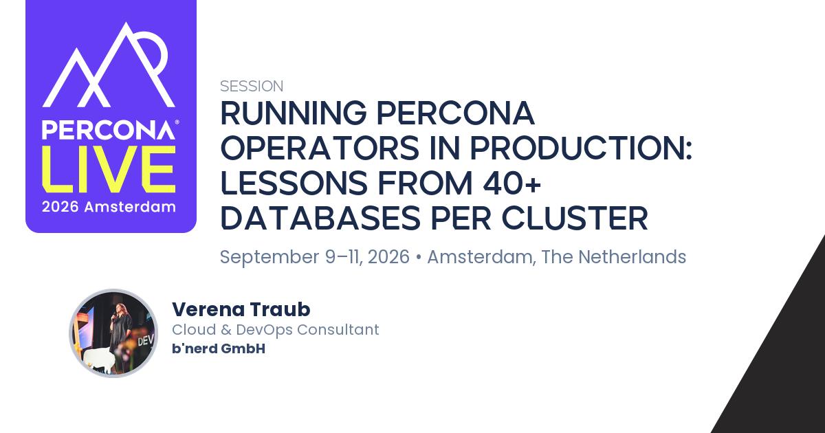 Running Percona Operators in Production: Lessons from 40+ Databases per Cluster