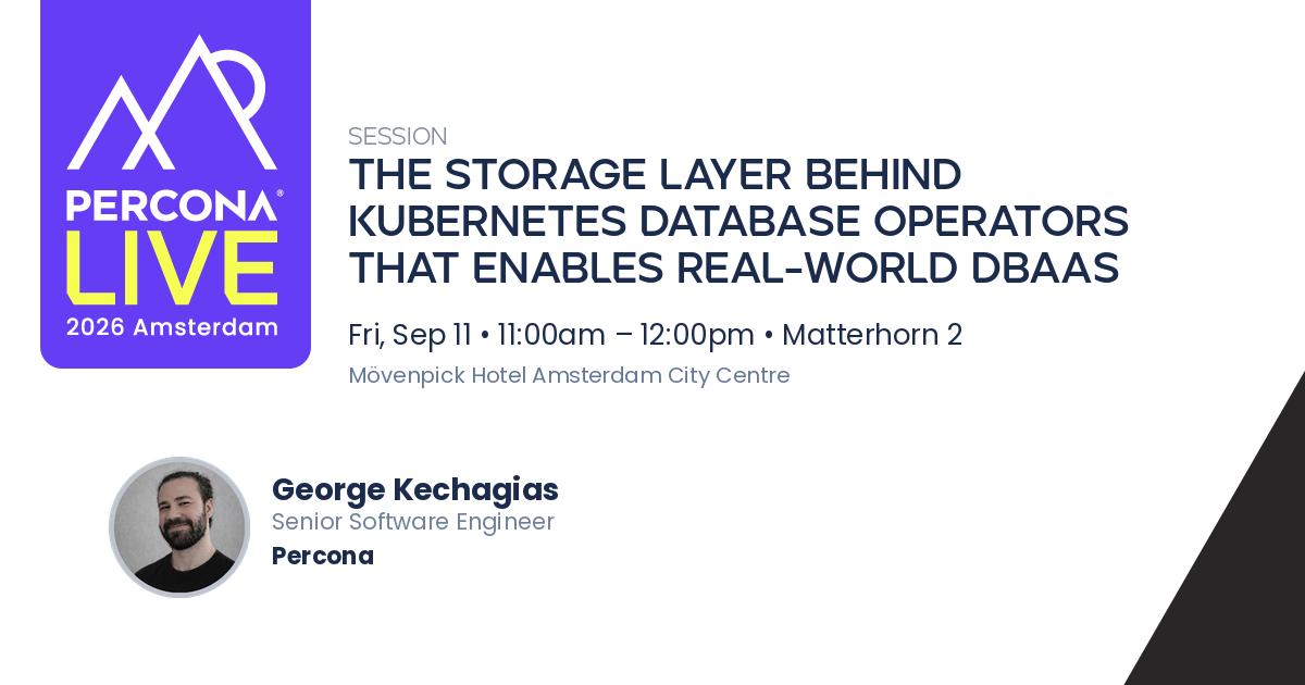 The Storage Layer Behind Kubernetes Database Operators That Enables Real-World DBaaS