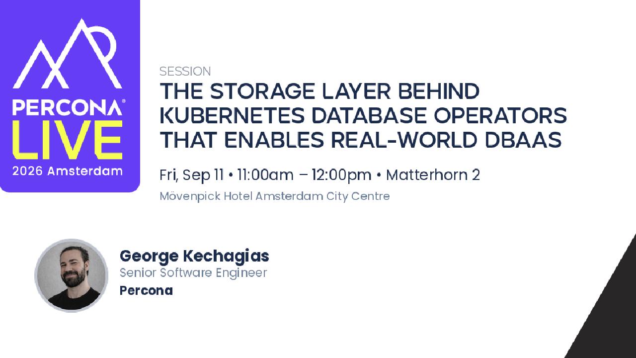 The Storage Layer Behind Kubernetes Database Operators That Enables Real-World DBaaS