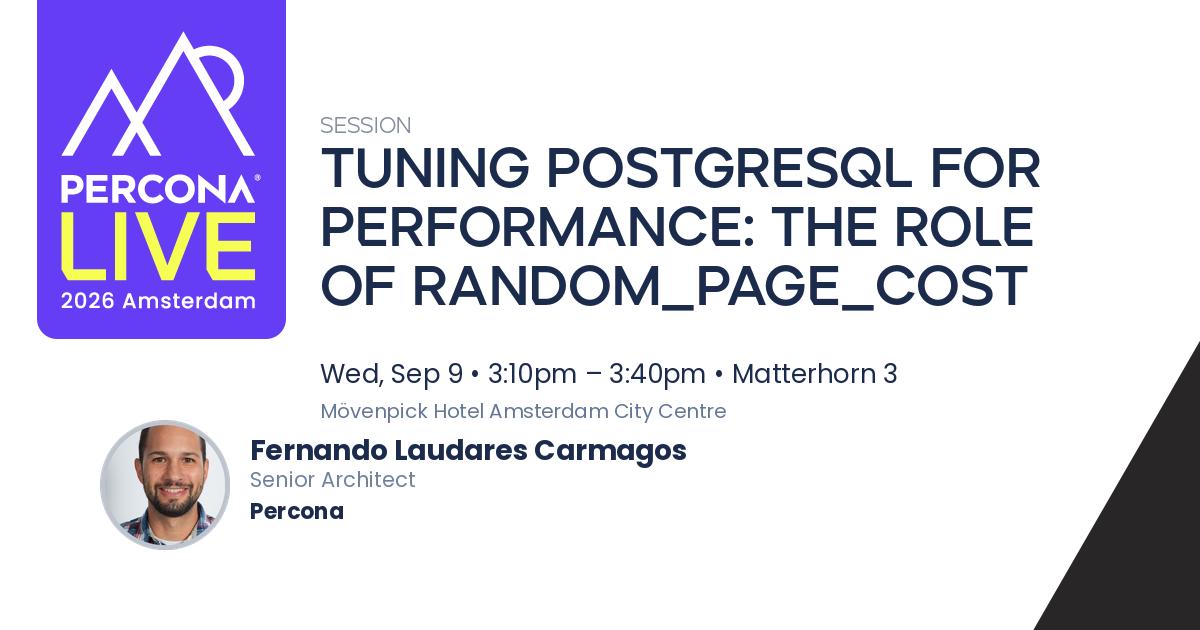 Tuning PostgreSQL for performance: the role of random_page_cost
