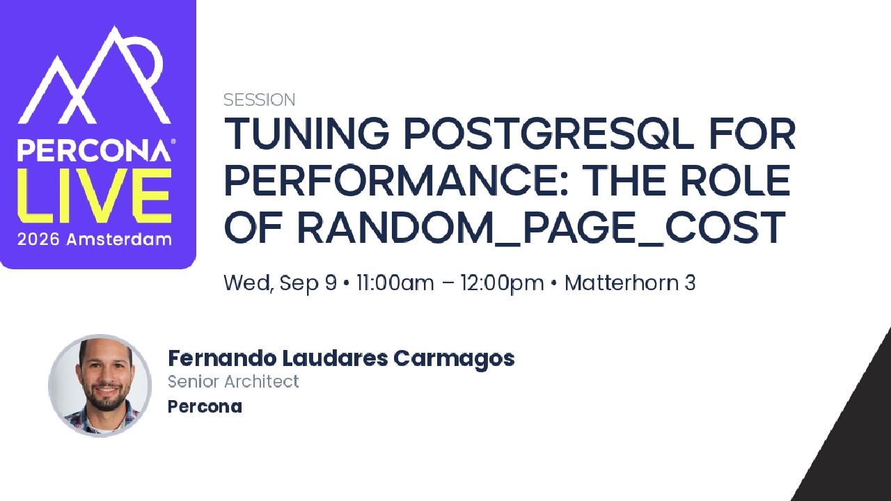 Tuning PostgreSQL for performance: the role of random_page_cost