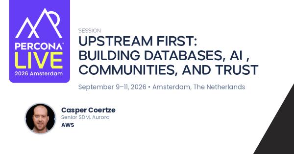 Upstream First: Building Databases, AI , Communities, and Trust