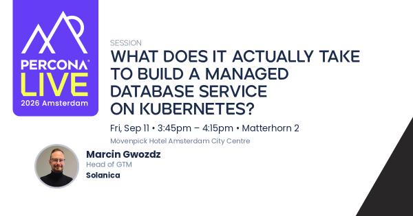 What does it actually take to build a managed database service on Kubernetes?