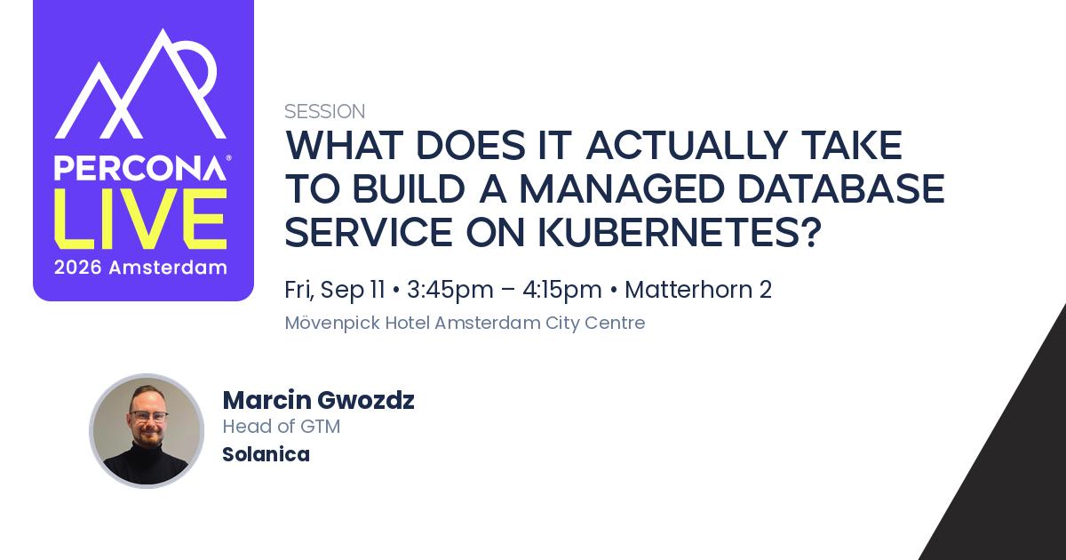 What does it actually take to build a managed database service on Kubernetes?