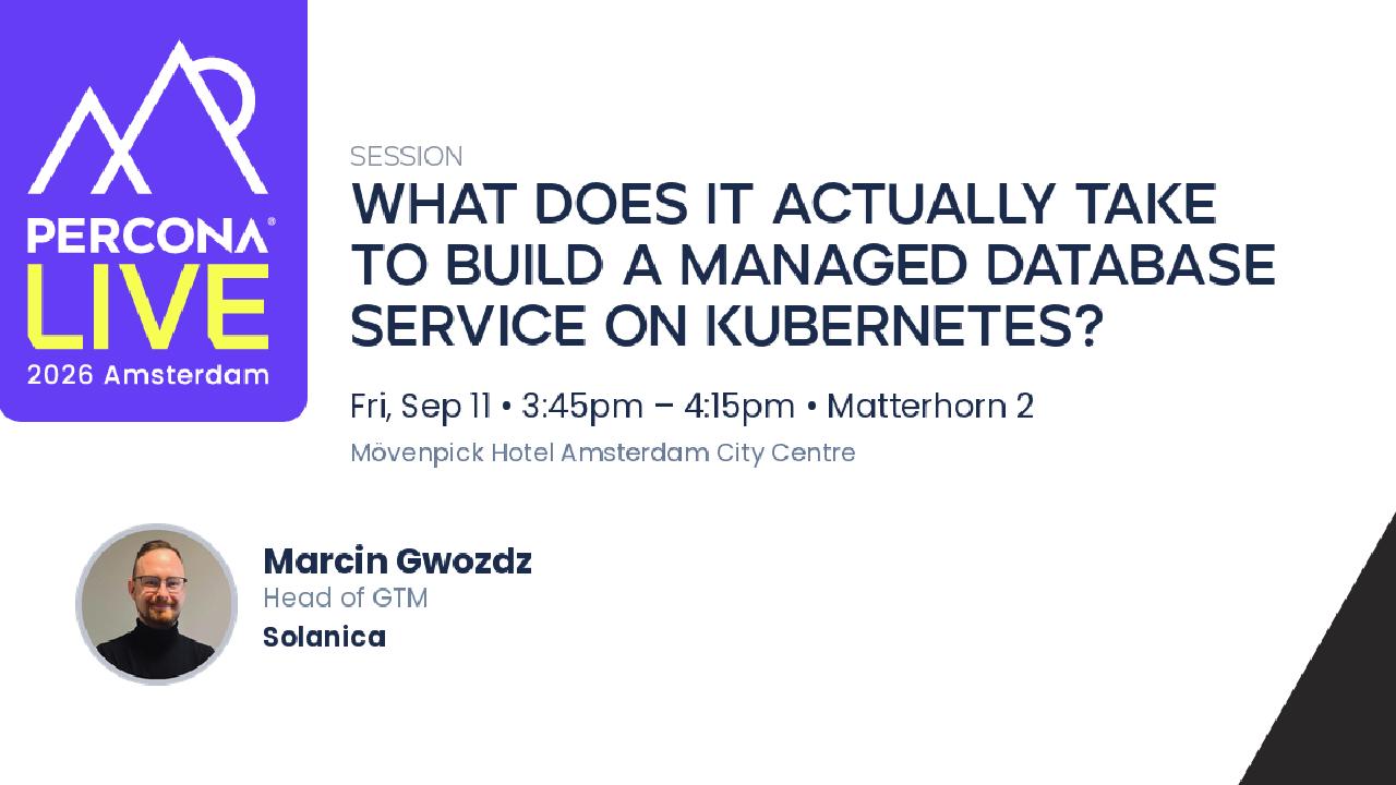 What does it actually take to build a managed database service on Kubernetes?