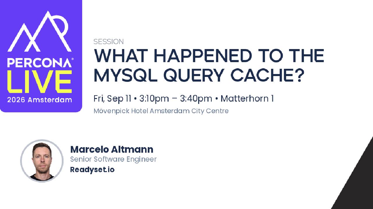 What Happened to the MySQL Query Cache?