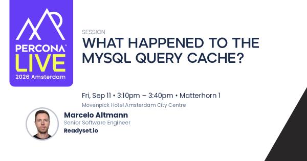 What Happened to the MySQL Query Cache?