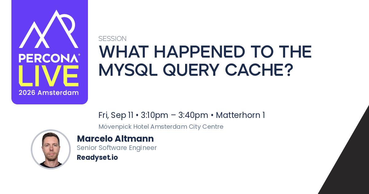 What Happened to the MySQL Query Cache?