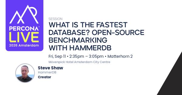 What Is the Fastest Database? Open-Source Benchmarking with HammerDB