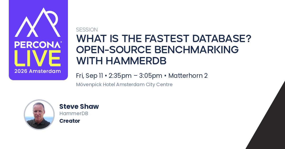 What Is the Fastest Database? Open-Source Benchmarking with HammerDB