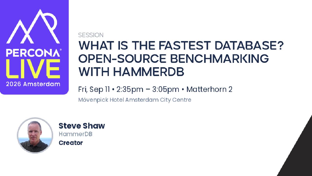 What Is the Fastest Database? Open-Source Benchmarking with HammerDB