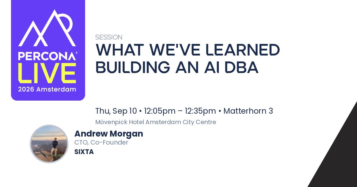 What We've Learned Building an AI DBA