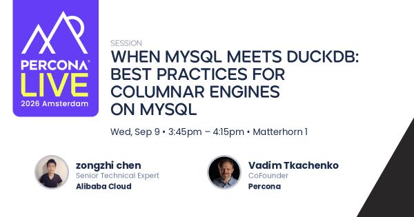 When MySQL meets DuckDB: Best practices for columnar engines on MySQL