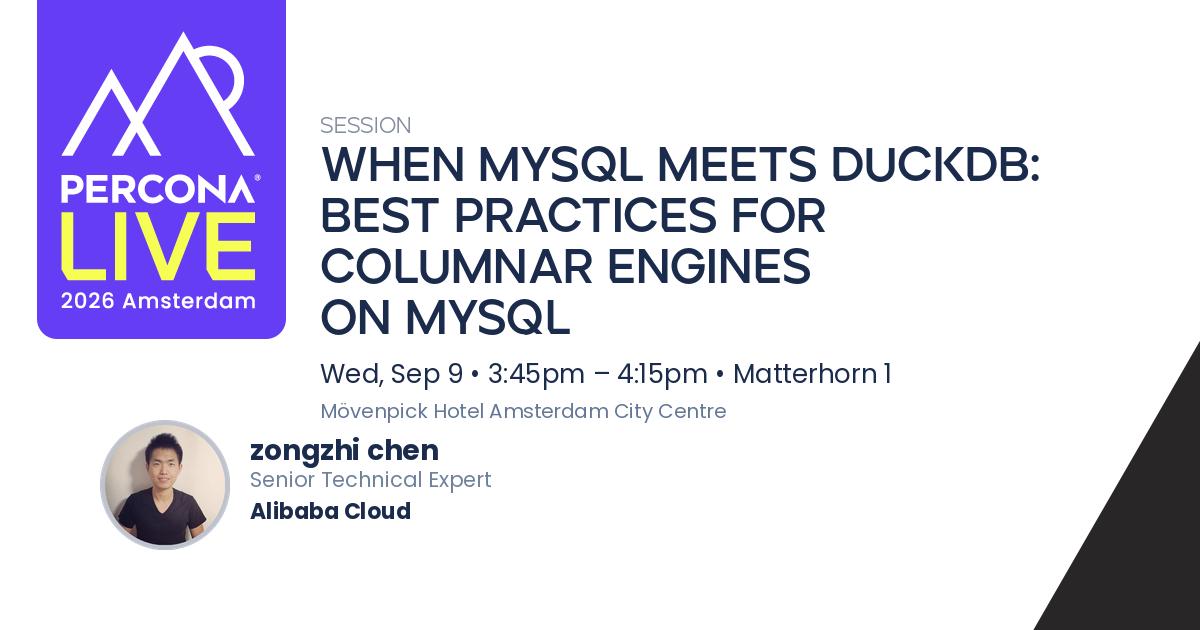 When MySQL meets DuckDB: Best practices for columnar engines on MySQL