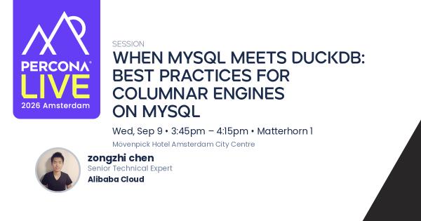 When MySQL meets DuckDB: Best practices for columnar engines on MySQL