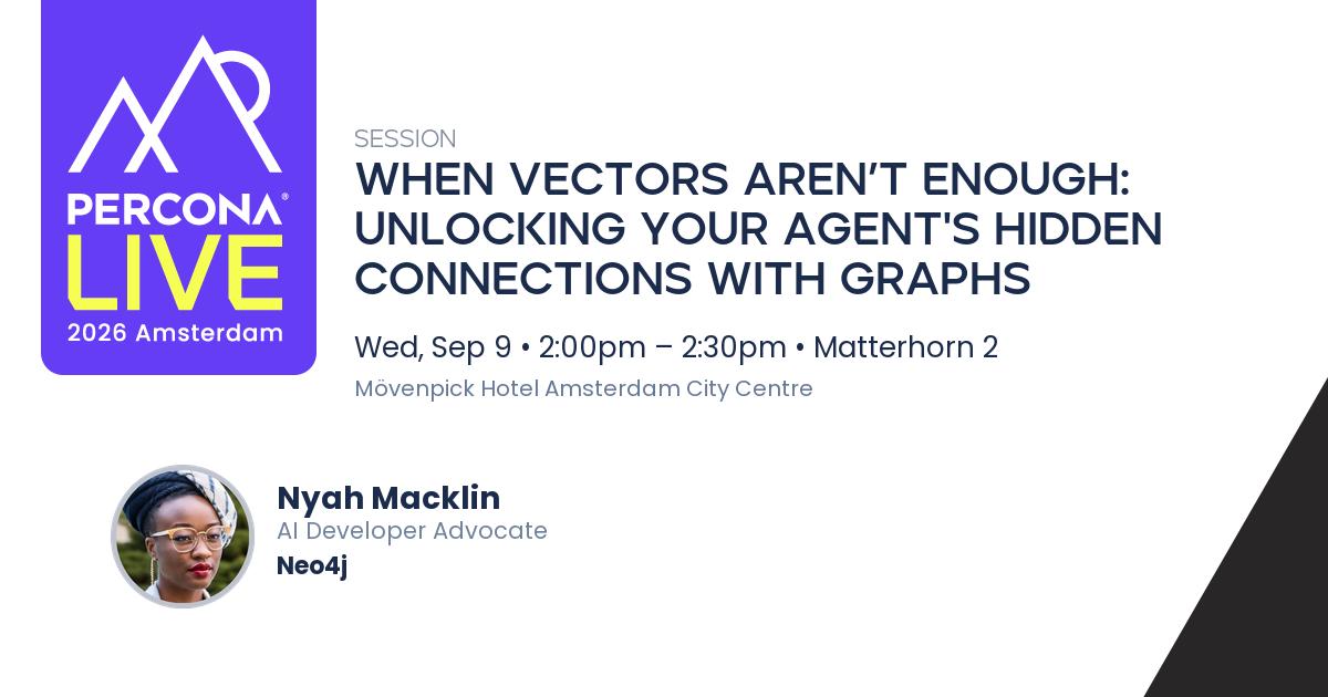 When Vectors Aren’t Enough: Unlocking Your Agent's Hidden Connections with Graphs