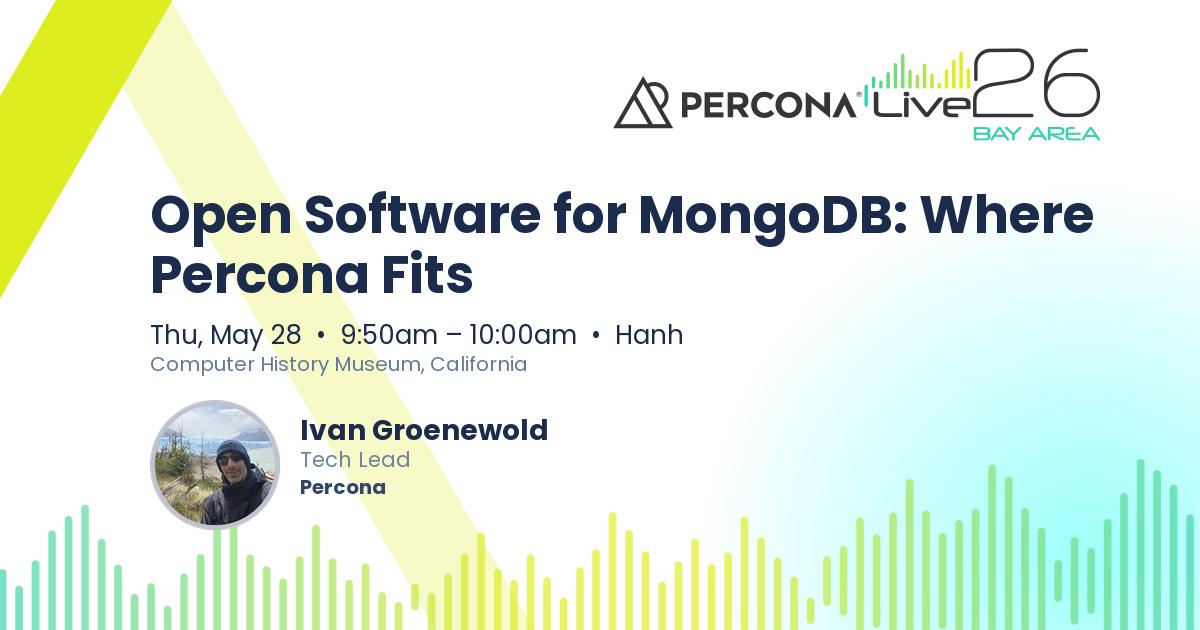 Open Software for MongoDB: Where Percona Fits