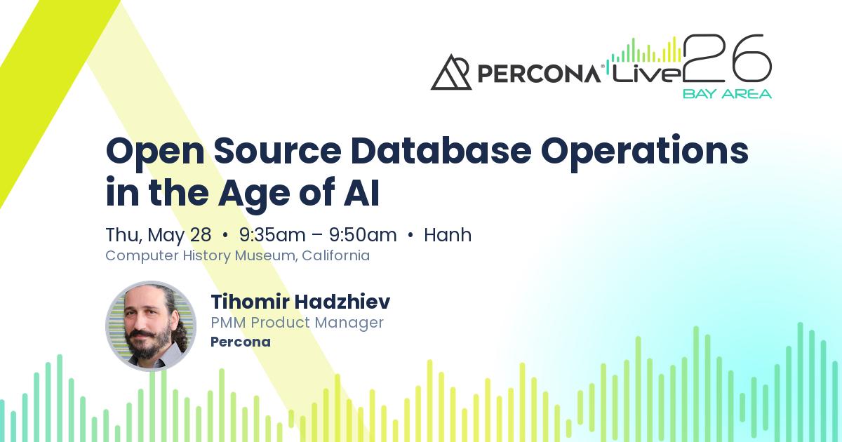 Open Source Database Operations in the Age of AI