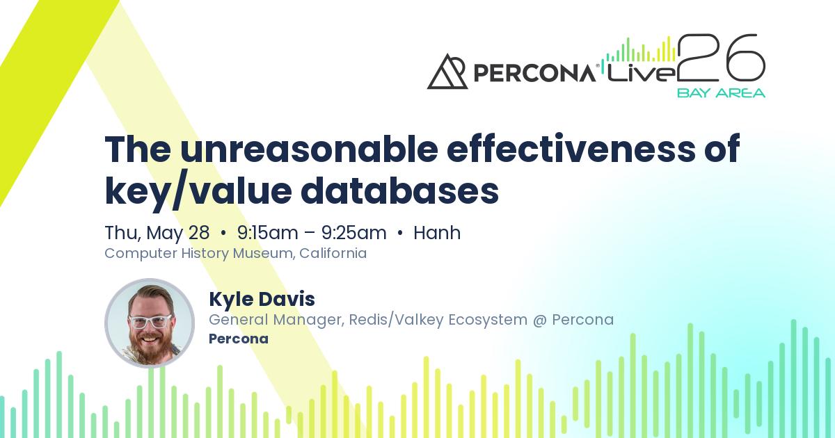 The unreasonable effectiveness of key/value databases